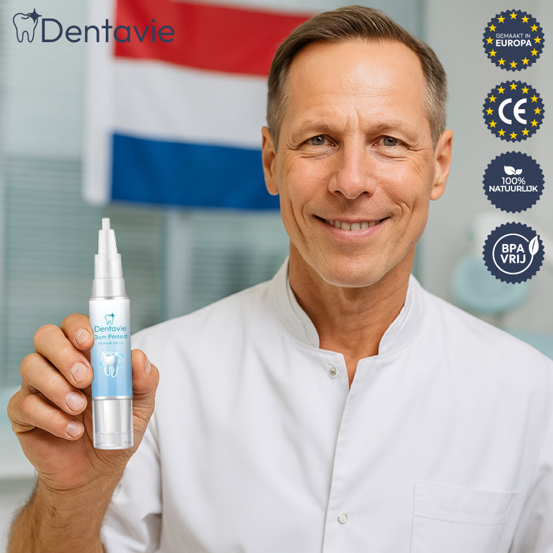 Dentavie tandvleesherstelgel |  Revitaliseert terugtrekkend tandvlees en maakt gele tanden in slechts 3 dagen
